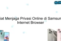 Kiat Menjaga Privasi Online di Samsung Internet Browser