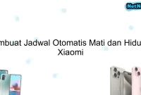 Membuat Jadwal Otomatis Mati dan Hidup di Xiaomi